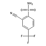 2-cyano-4-(trifluoromethyl)benzene-1-sulfonamide