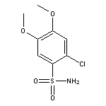 2-chloro-4,5-dimethoxybenzene-1-sulfonamide