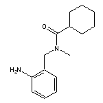 N-[(2-aminophenyl)methyl]-N-methylcyclohexanecarboxamide