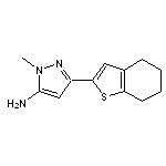 1-methyl-3-(4,5,6,7-tetrahydro-1-benzothiophen-2-yl)-1H-pyrazol-5-amine