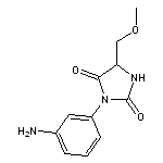 3-(3-aminophenyl)-5-(methoxymethyl)imidazolidine-2,4-dione