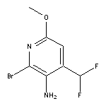 2-bromo-4-(difluoromethyl)-6-methoxypyridin-3-amine