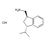 [trans-3-(propan-2-yl)-2,3-dihydro-1H-inden-1-yl]methanamine hydrochloride