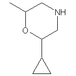 2-cyclopropyl-6-methylmorpholine