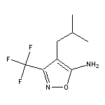 4-(2-methylpropyl)-3-(trifluoromethyl)-1,2-oxazol-5-amine