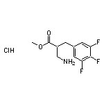 methyl 3-amino-2-[(3,4,5-trifluorophenyl)methyl]propanoate hydrochloride