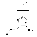 2-[5-amino-3-(2-methylbutan-2-yl)-1H-pyrazol-1-yl]ethan-1-ol