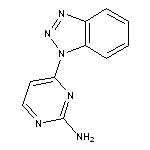 4-(1H-1,2,3-benzotriazol-1-yl)pyrimidin-2-amine