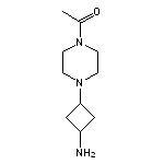 1-[4-(3-aminocyclobutyl)piperazin-1-yl]ethan-1-one