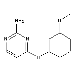 4-[(3-methoxycyclohexyl)oxy]pyrimidin-2-amine