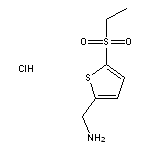 [5-(ethanesulfonyl)thiophen-2-yl]methanamine hydrochloride