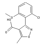 3-(2-chloro-6-methoxyphenyl)-5-methyl-1,2-oxazole-4-carboxylic acid