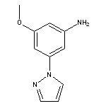 3-methoxy-5-(1H-pyrazol-1-yl)aniline