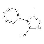 3-methyl-4-(pyridin-4-yl)-1H-pyrazol-5-amine