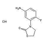 3-(5-amino-2-fluorophenyl)-1,3-oxazolidin-2-one hydrochloride