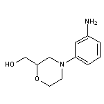 [4-(3-aminophenyl)morpholin-2-yl]methanol