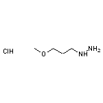 (3-methoxypropyl)hydrazine hydrochloride