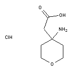 2-(4-aminooxan-4-yl)acetic acid hydrochloride