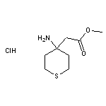 methyl 2-(4-aminothian-4-yl)acetate hydrochloride