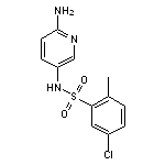 N-(6-aminopyridin-3-yl)-5-chloro-2-methylbenzene-1-sulfonamide