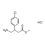 Methyl 4-Amino-3-(4-chlorophenyl)butanoate Hydrochloride