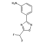 3-[5-(difluoromethyl)-1,2,4-oxadiazol-3-yl]aniline