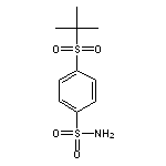 4-(2-methylpropane-2-sulfonyl)benzene-1-sulfonamide