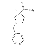 1-benzyl-3-methylpyrrolidine-3-carboxamide