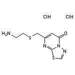 7-{[(2-aminoethyl)sulfanyl]methyl}-5H-[1,3,4]thiadiazolo[3,2-a]pyrimidin-5-one dihydrochloride