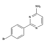 2-(4-bromophenyl)pyrimidin-4-amine