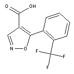 5-[2-(trifluoromethyl)phenyl]-1,2-oxazole-4-carboxylic acid