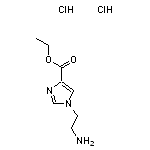 ethyl 1-(2-aminoethyl)-1H-imidazole-4-carboxylate dihydrochloride