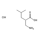 2-(aminomethyl)-4-methylpentanoic acid hydrochloride