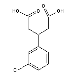 3-(3-chlorophenyl)pentanedioic acid