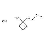 1-(2-methoxyethyl)cyclobutan-1-amine hydrochloride