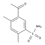 5-acetyl-2,4-dimethylbenzene-1-sulfonamide