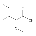 2-methoxy-3-methylpentanoic acid