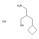 3-amino-2-(cyclobutylmethyl)propan-1-ol hydrochloride