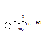 2-Amino-3-cyclobutylpropanoic Acid Hydrochloride