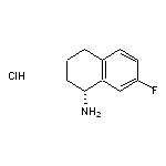 (1R)-7-fluoro-1,2,3,4-tetrahydronaphthalen-1-amine hydrochloride