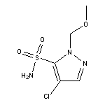 4-chloro-1-(methoxymethyl)-1H-pyrazole-5-sulfonamide