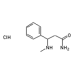 3-(methylamino)-3-phenylpropanamide hydrochloride