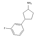 3-(3-fluorophenyl)cyclopentan-1-amine