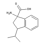 1-amino-3-(propan-2-yl)-2,3-dihydro-1H-indene-1-carboxylic acid