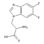 2-amino-3-(5,6-difluoro-1H-1,3-benzodiazol-1-yl)propanoic acid