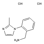 [2-(2-methyl-1H-imidazol-1-yl)phenyl]methanamine dihydrochloride