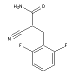 2-cyano-3-(2,6-difluorophenyl)propanamide