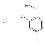 (2-chloro-4-iodophenyl)methanamine hydrochloride