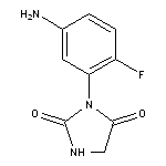 3-(5-amino-2-fluorophenyl)imidazolidine-2,4-dione