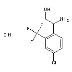 2-amino-2-[4-chloro-2-(trifluoromethyl)phenyl]ethan-1-ol hydrochloride